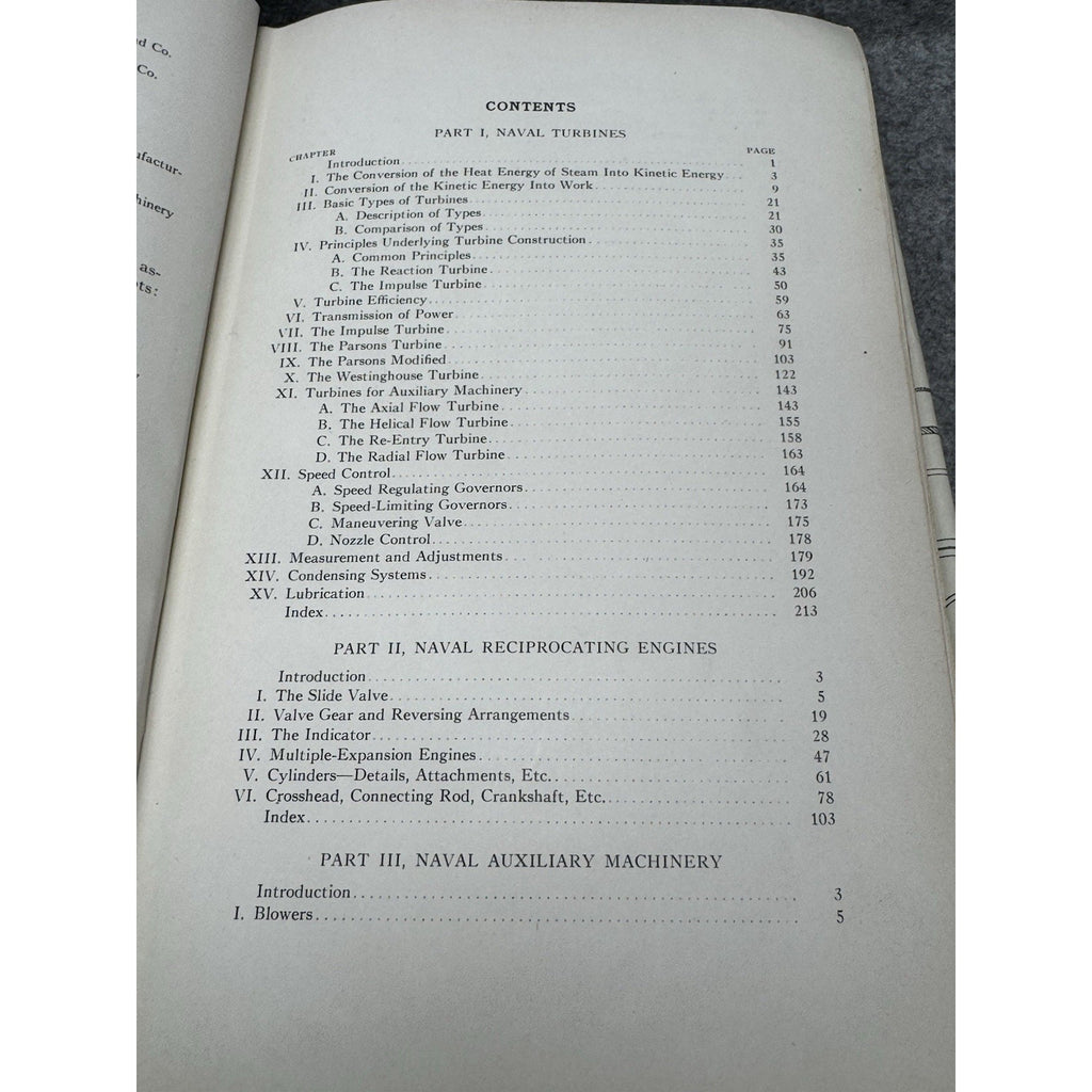 1935 Naval Machinery US Naval Institute Turbines Engines Boilers Illustrated
