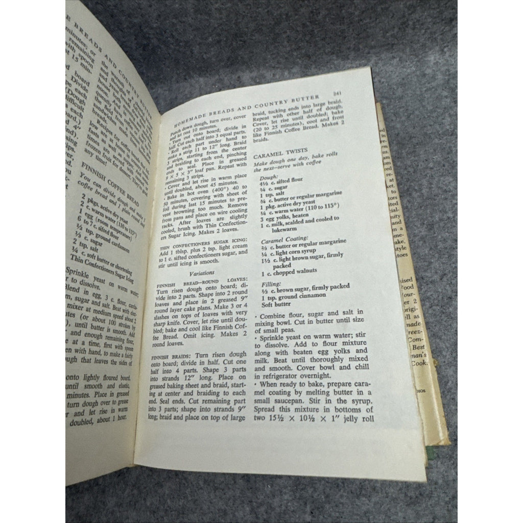 Farm Journals Country Cookbook 1972 Revised Enlarged Edition Vintage Recipe Book