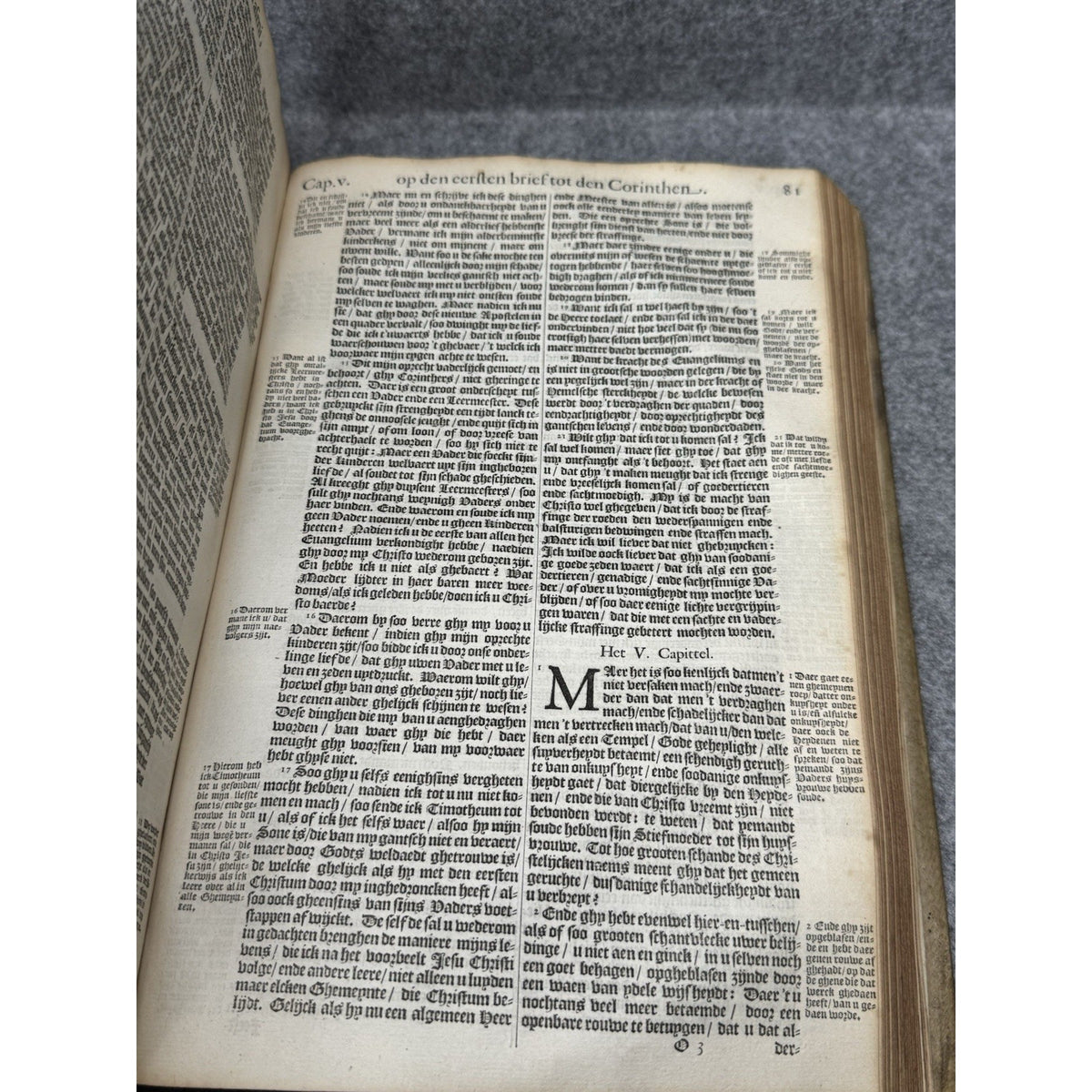 1660 Erasmus Paraphrasis New Testament Dutch Folio Thomas Fonteyn