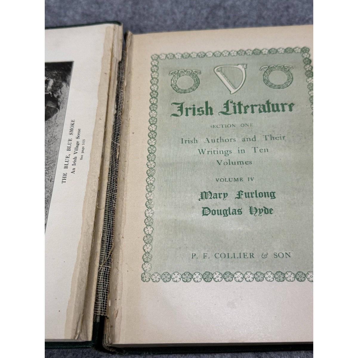 Irish Literature 1904 Vols IV & VII Douglas Hyde Justin McCarthy 2 Books
