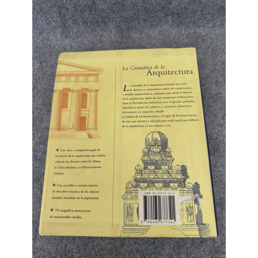 La Gramática de la Arquitectura Emily Cole 2003 Spanish Architecture PB
