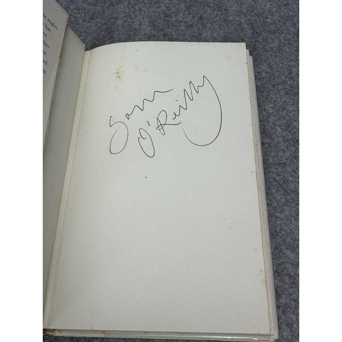The Spirit of the Pond Tom O’Reilly Signed 1st Edition 1996 Fishing HC DJ