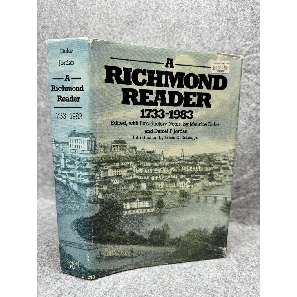 1983 A Richmond Reader 1733-1983 HC DJ Maurice Duke Daniel P Jordan