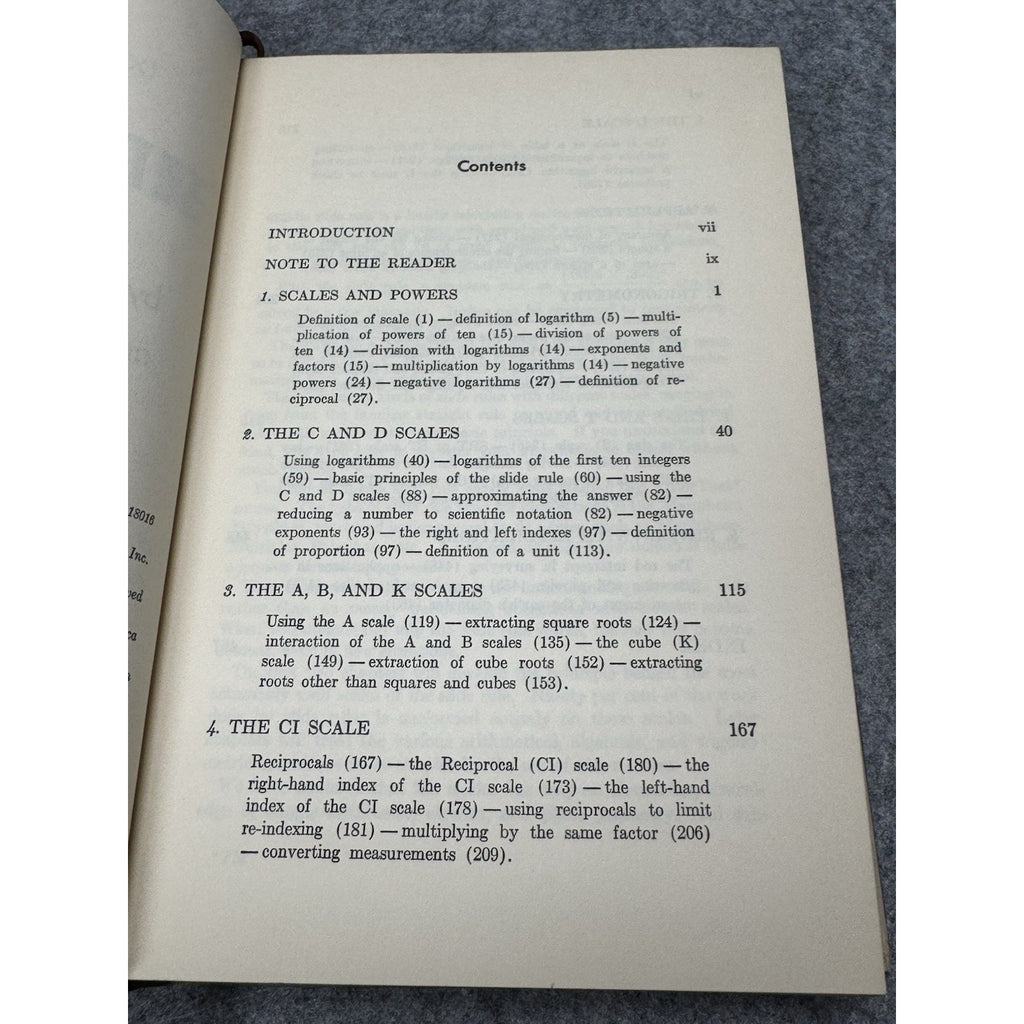 The Slide Rule TutorText Saffold Smalley 1962 First Edition HC Dust Jacket
