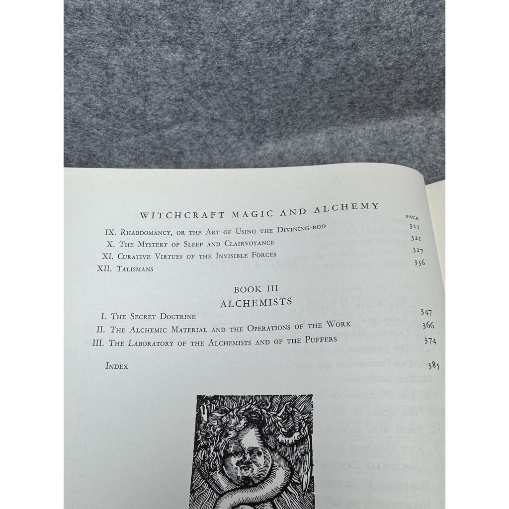 1958 Witchcraft Magic & Alchemy De Givry 1st American HC DJ Unclipped Occult