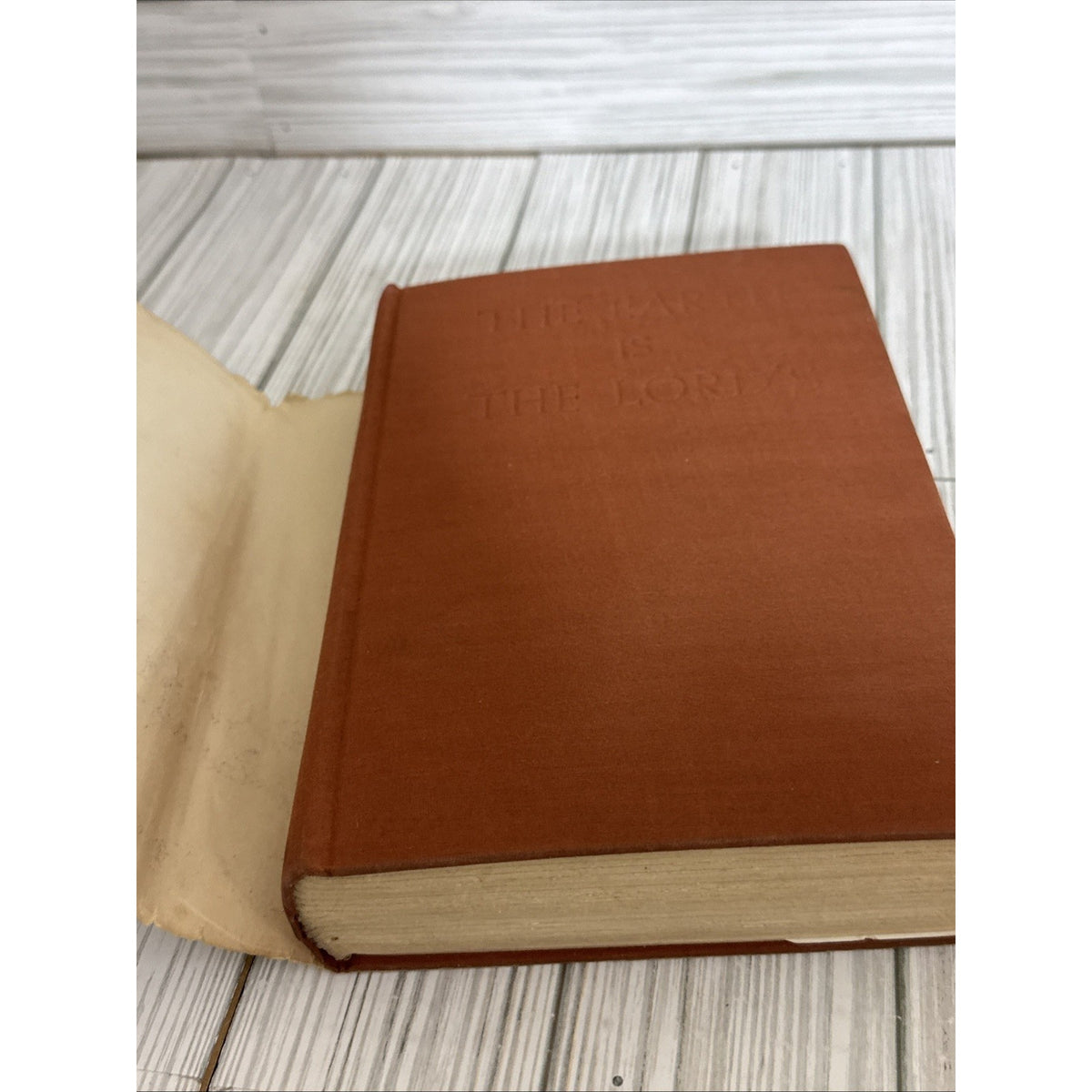 The Earth is the Lord's by Taylor Caldwell 1940 Hardcover with Dust Jacket
