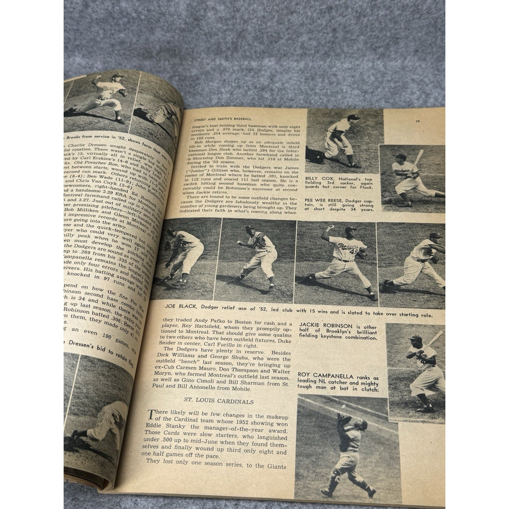 1953 Street & Smith’s Baseball Pictorial Yearbook Mickey Mantle Yankees Cover