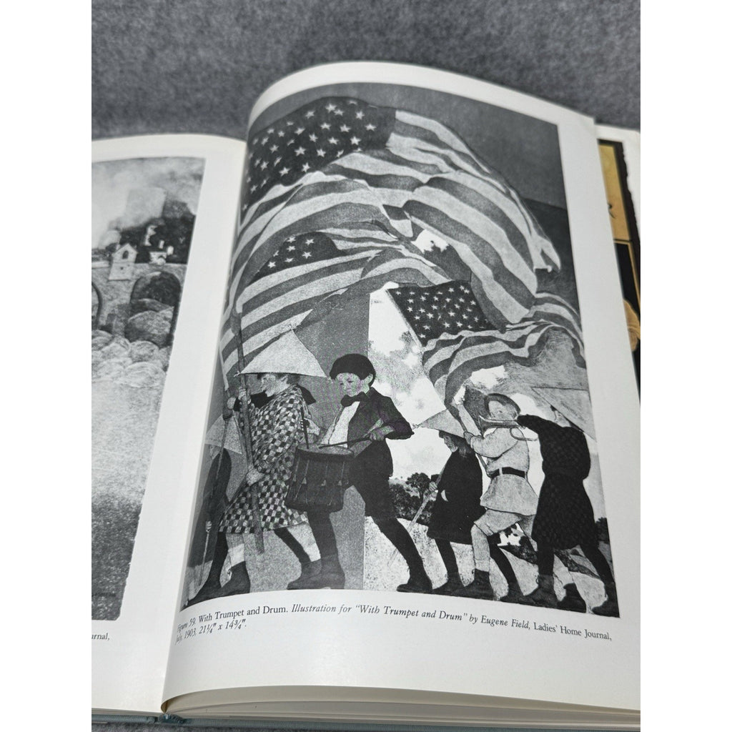 1975 Maxfield Parrish Coy Ludwig Illustrated Art Book Hardcover Dust Jacket