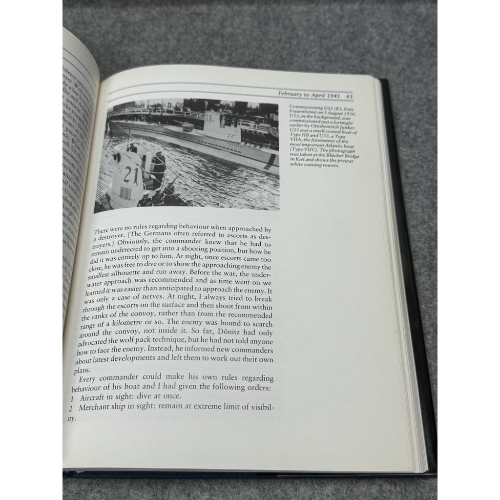 WWII U-Boat Command Signed U-505 Hans Goebeler Ernst Schmidt 1st Edition