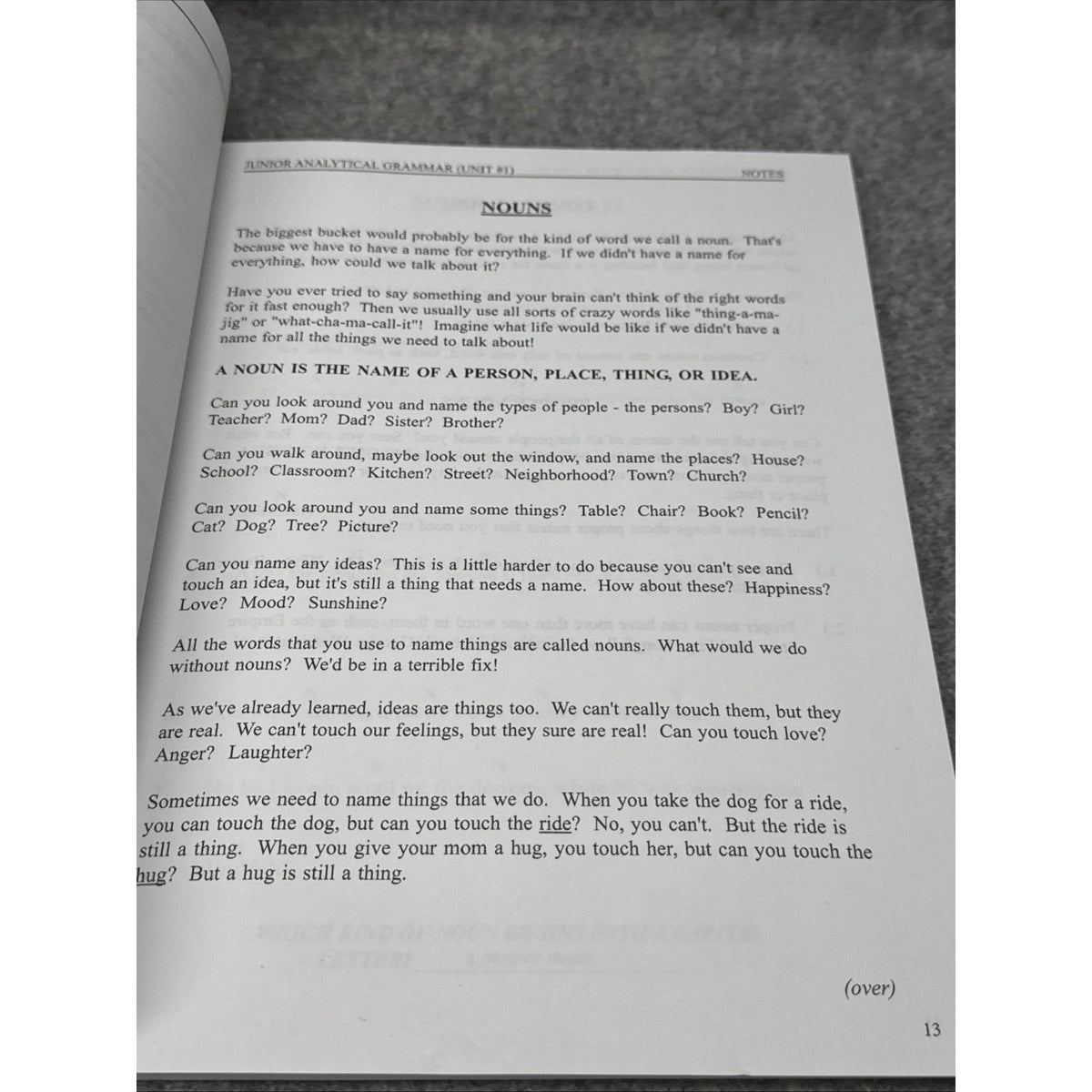 Junior Analytical Grammar Teacher Book by R. Robin Finley (1996, Trade...