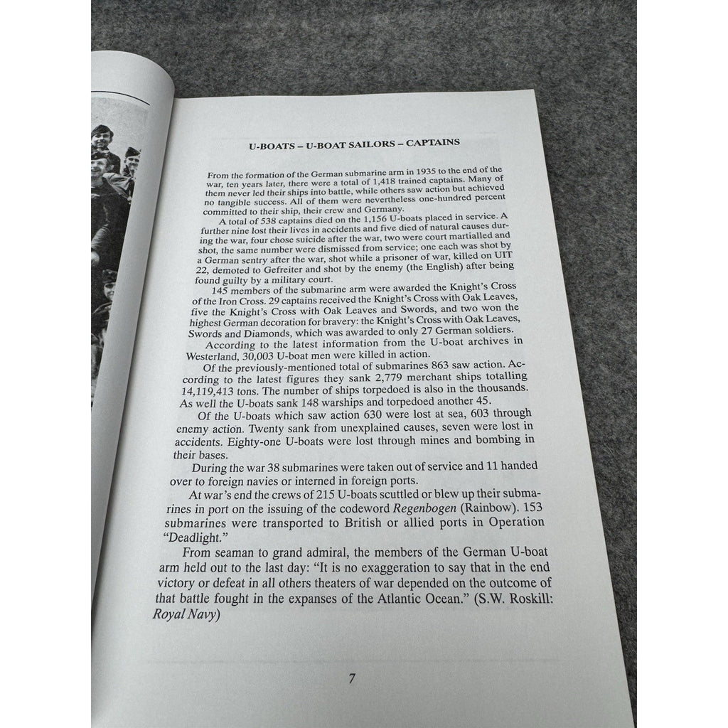 Knight’s Cross Holders U-Boat Service Kurowski Book + 4 Signed Commander Photos