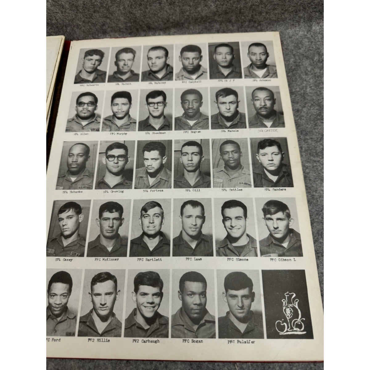 1969 2nd Engineer Battalion Korea Yearbook 2nd Infantry Division Camp Peterson