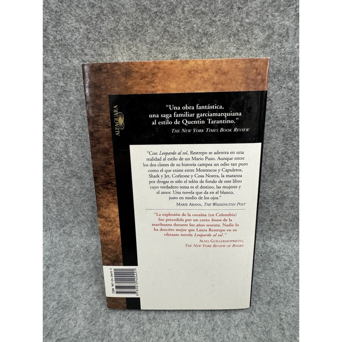 Laura Restrepo Leopardo al Sol 2006 Alfaguara Spanish Paperback