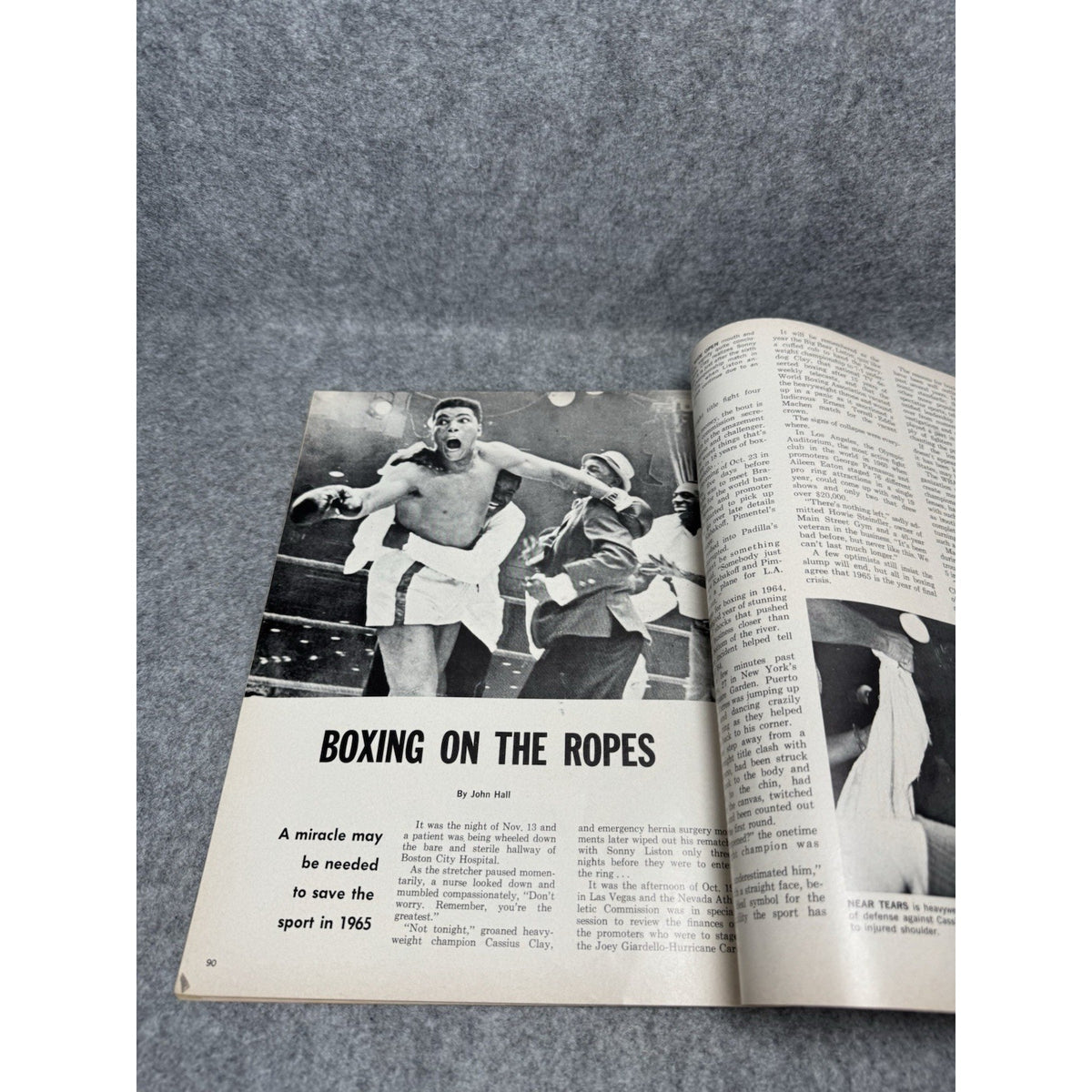 Sports Review March 1965 Bill Russell Dean Chance Olympics Ali Vintage Magazine