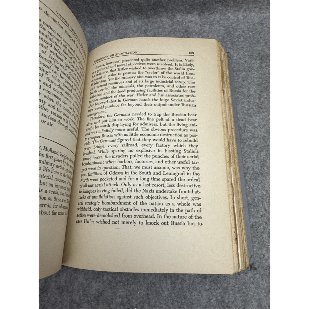 Victory Through Air Power 1942 by Major Alexander P. de Seversky 1942 Hardcover