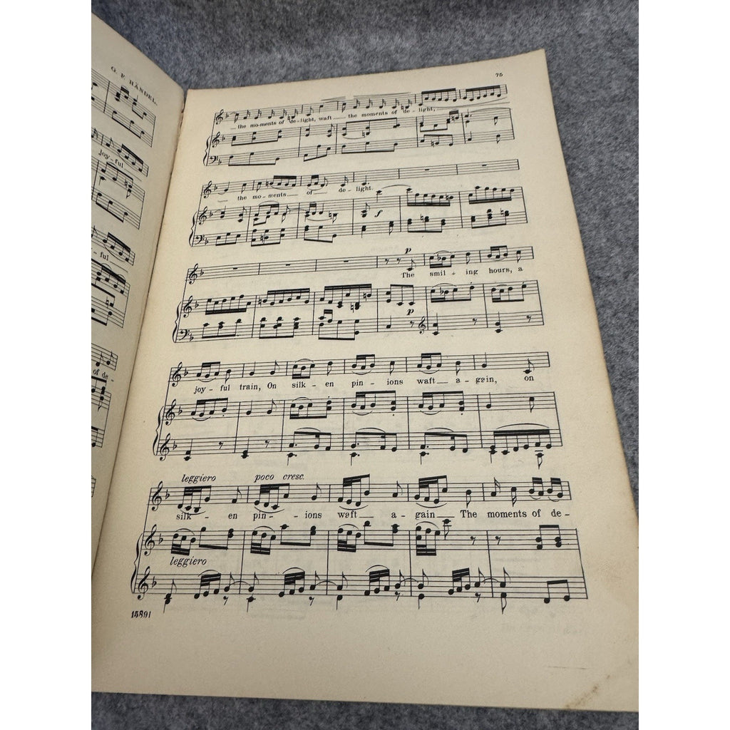 Anthology of Sacred Song Alto G Schirmer Antique Sheet Music 1901