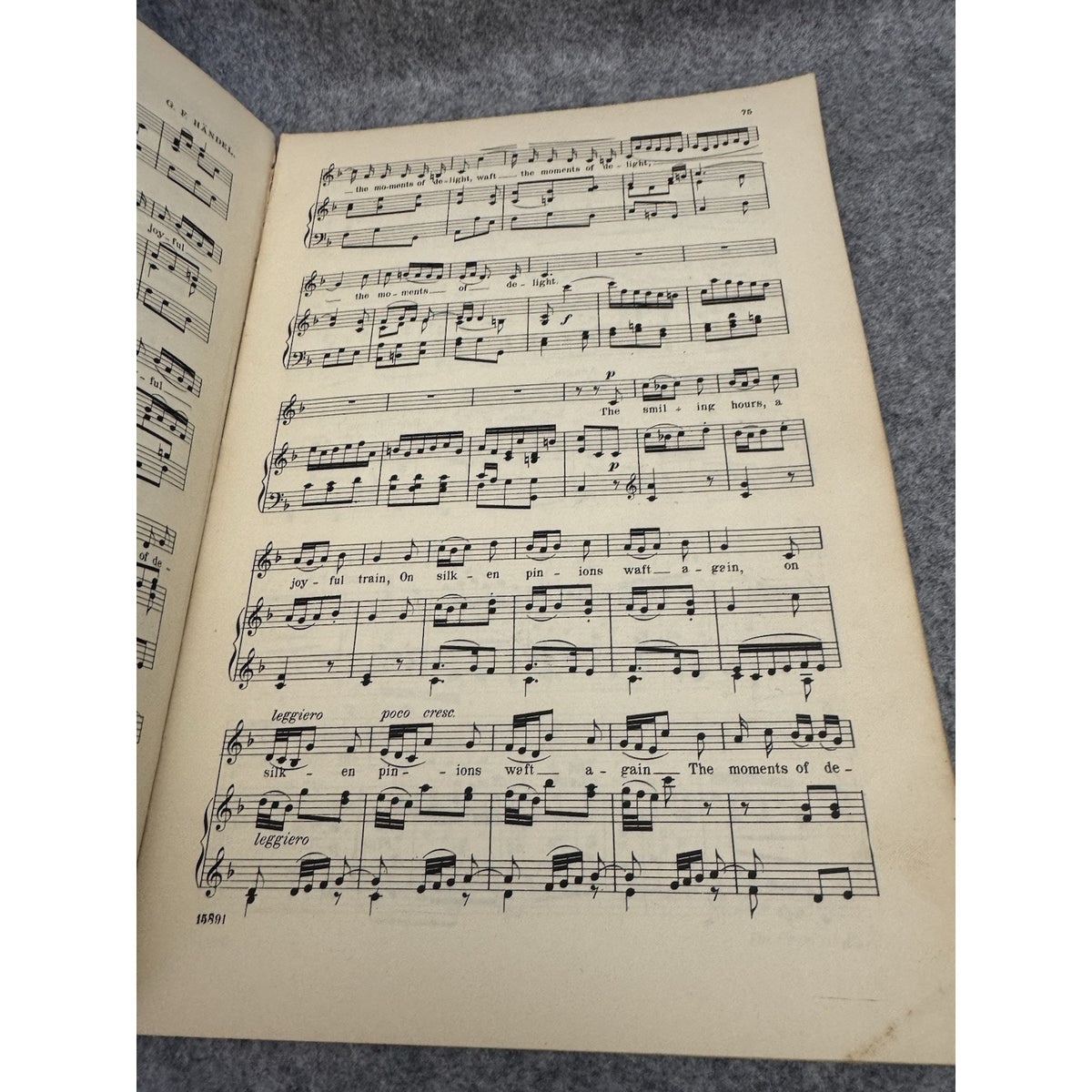 Anthology of Sacred Song Alto G Schirmer Antique Sheet Music 1901