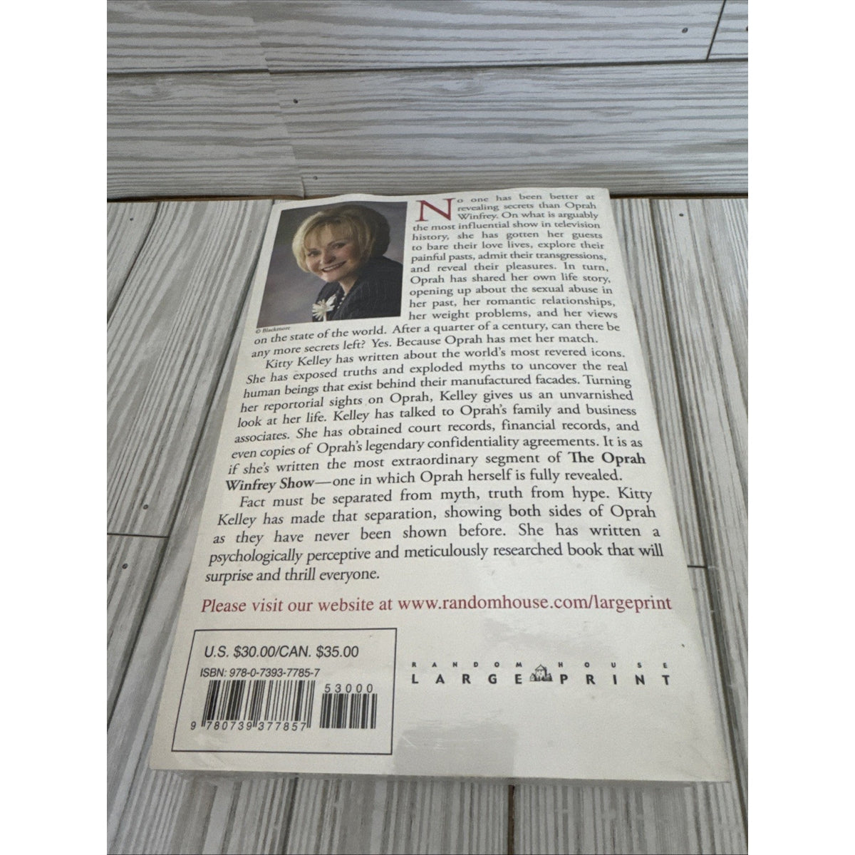 Oprah : A Biography by Kitty Kelley (2010, Trade Paperback)