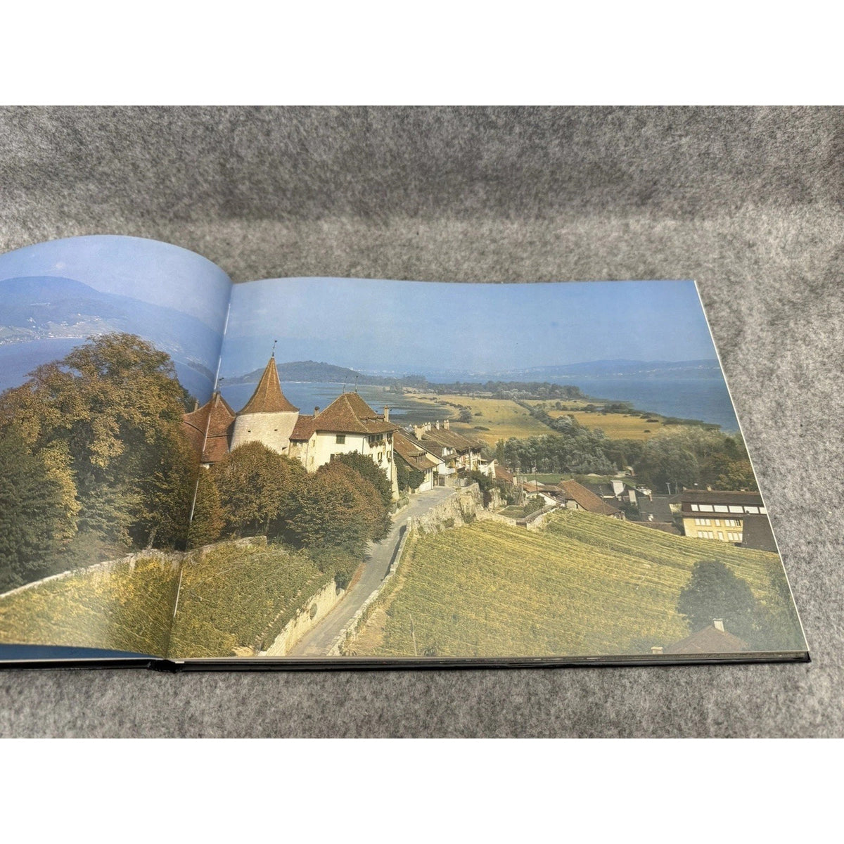 The Most Beautiful Panoramas of Switzerland 1982 HC Photo Book Gift Inscribed
