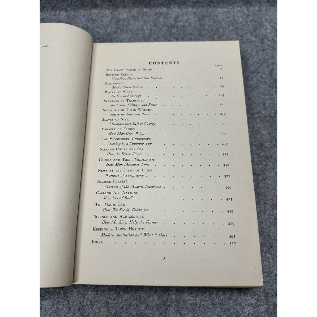 1941 Popular Science Mechanical Encyclopedia How It Works Ellison Hawks Vintage