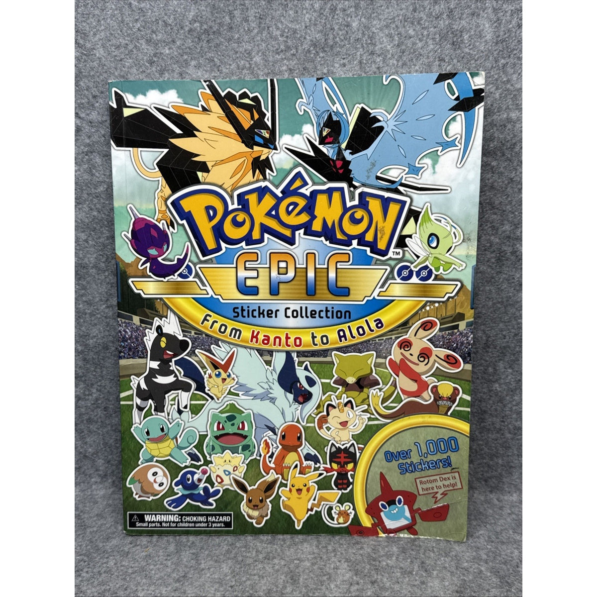 Pokémon Epic Sticker Collection: from Kanto to Alola by Pikachu Pikachu Press...