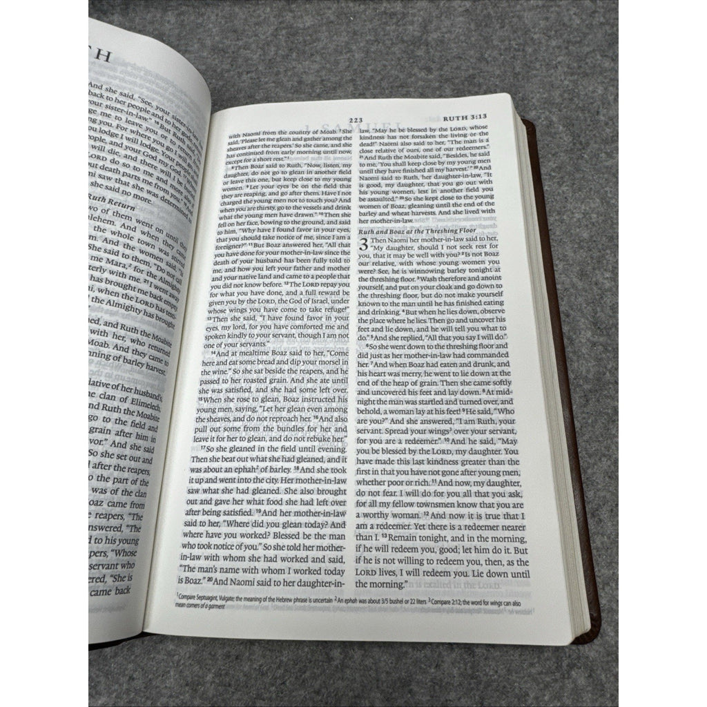 The Holy Bible: English Standard Version Deep Brown Trutone Value Thinline Bible