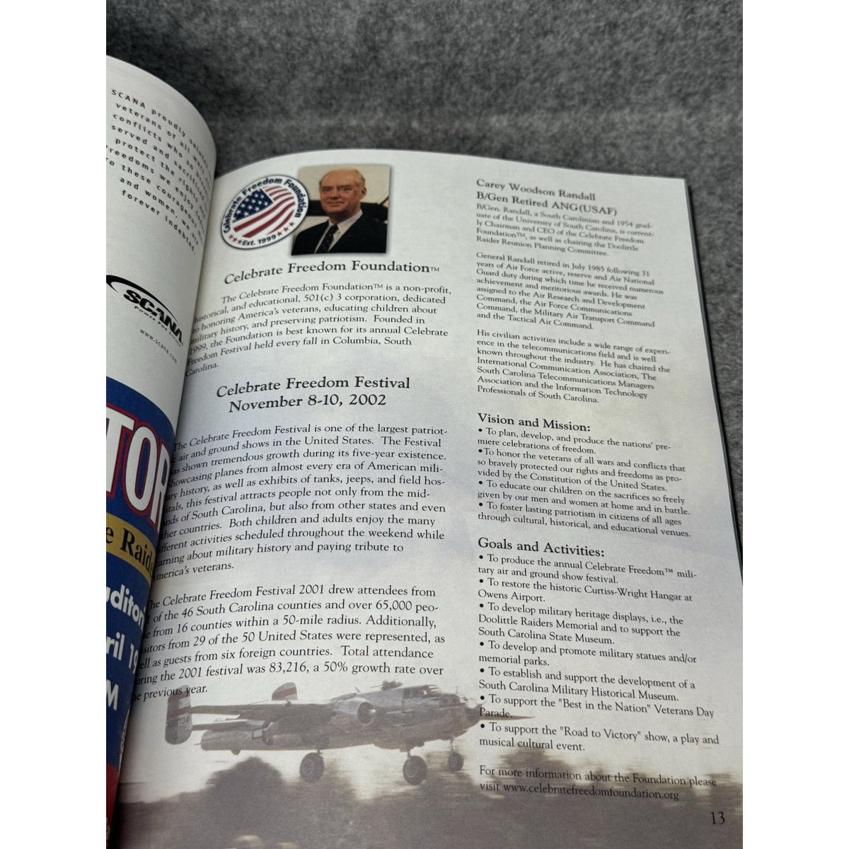 Doolittle Raiders 2002 60th Reunion Program Signed Charlie Duke Bower Thatcher