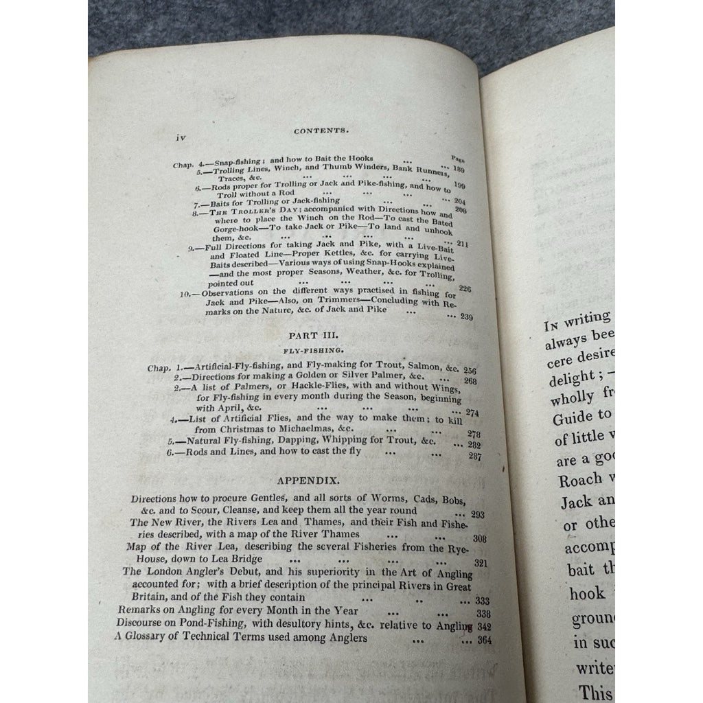 1825 Angler’s Guide T.F. Salter 6th Ed Large Paper Extra Illustrated Fishing