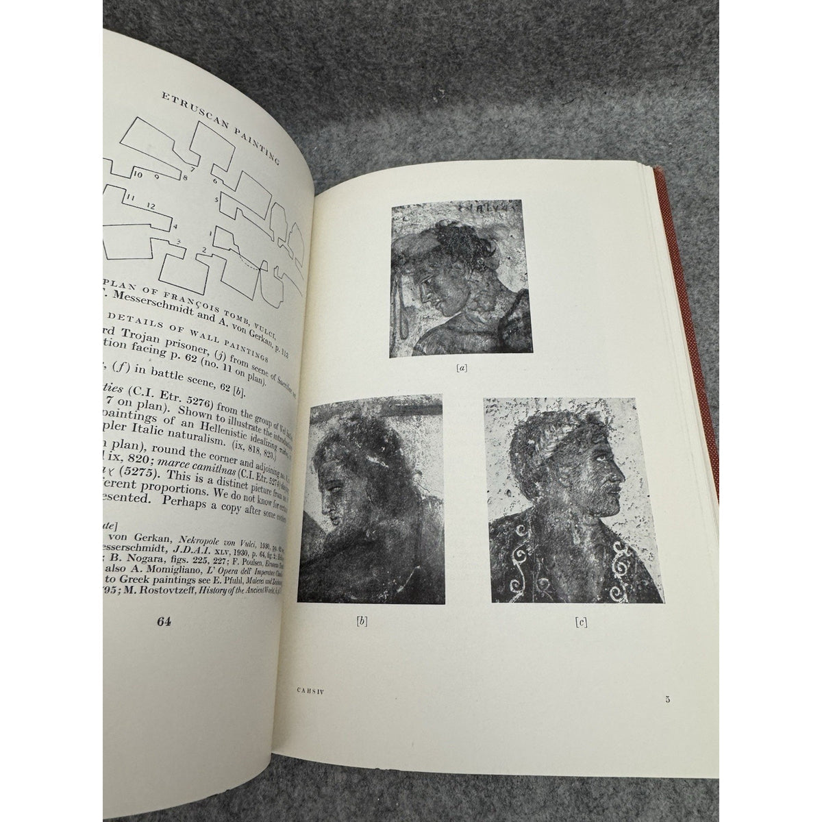 Cambridge Ancient History Volume of Plates IV 1960 Cambridge Press HC