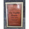 The English Drama 1485-1585 1972 HC Oxford History F.P. Wilson DJ