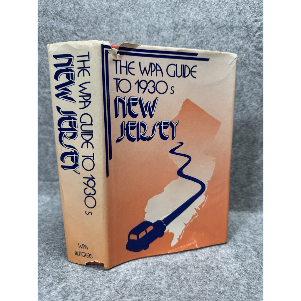 WPA Guide to 1930s New Jersey HC DJ 1986 Rutgers Reprint NEW NOS 735 pp