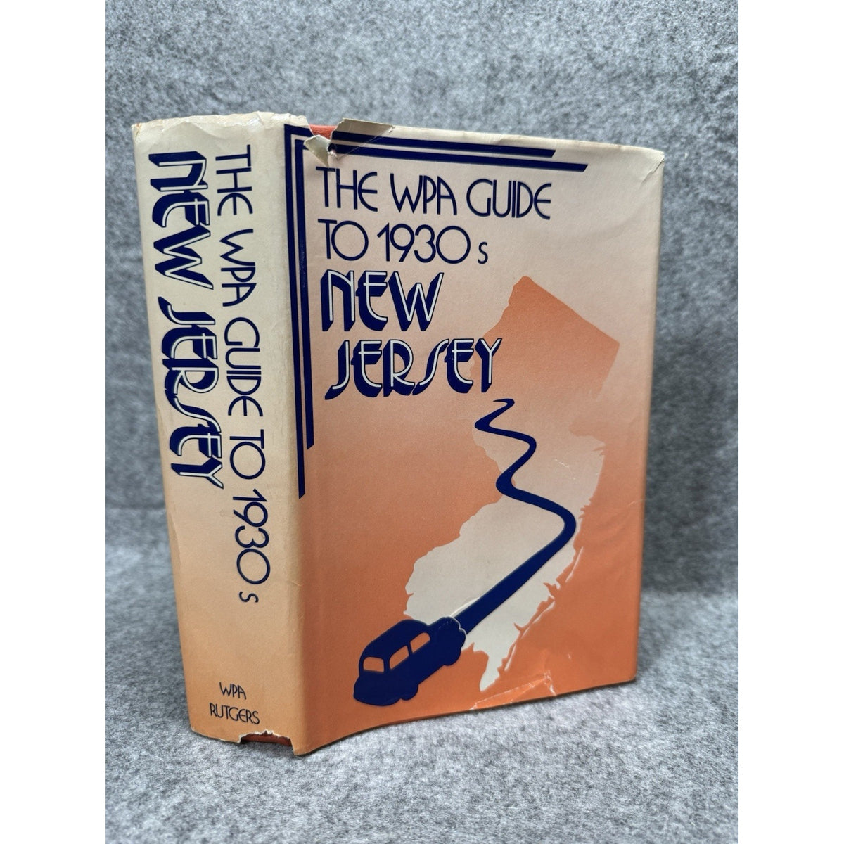 WPA Guide to 1930s New Jersey HC DJ 1986 Rutgers Reprint NEW NOS 735 pp