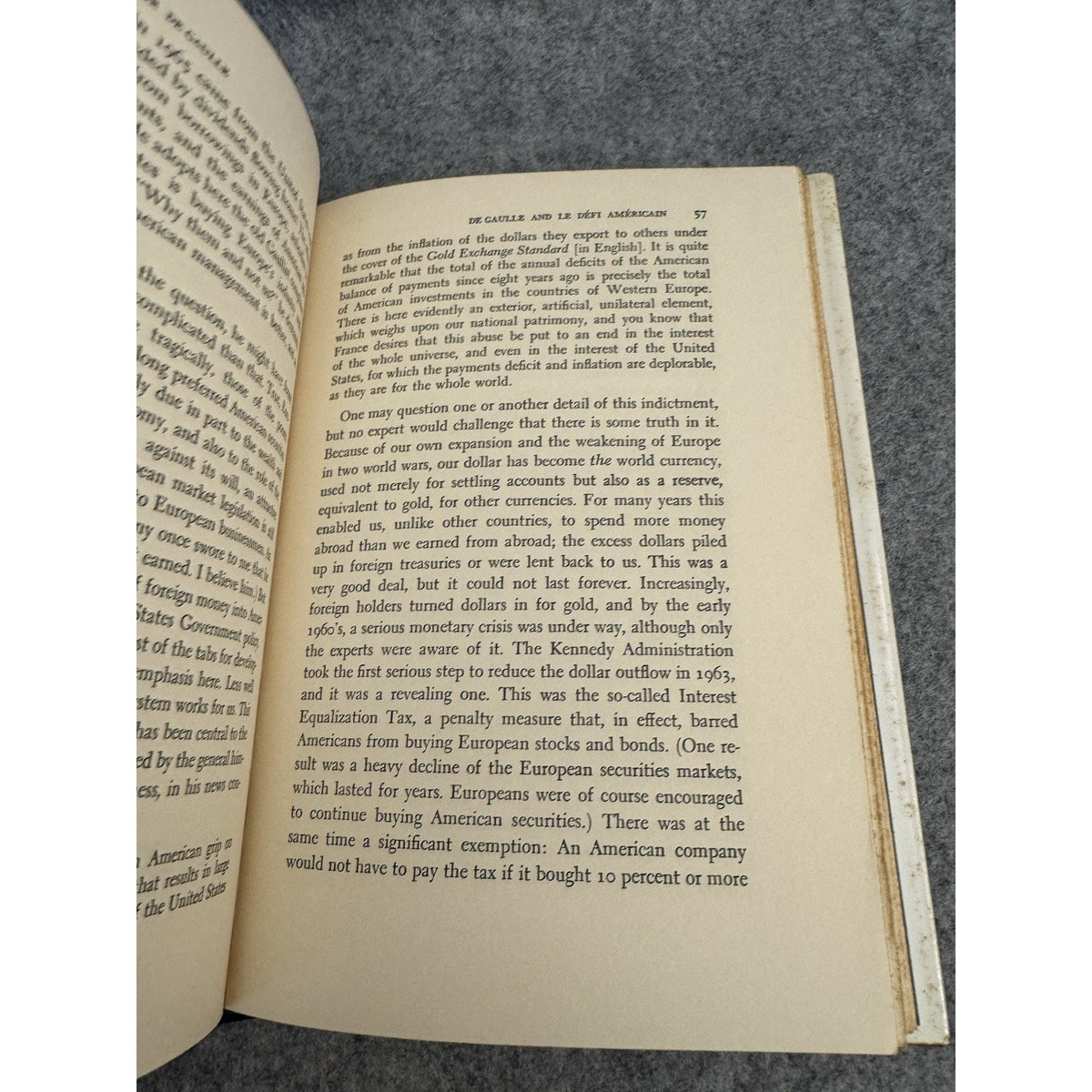 1968 The Case For De Gaulle An American Viewpoint John L Hess HC DJ