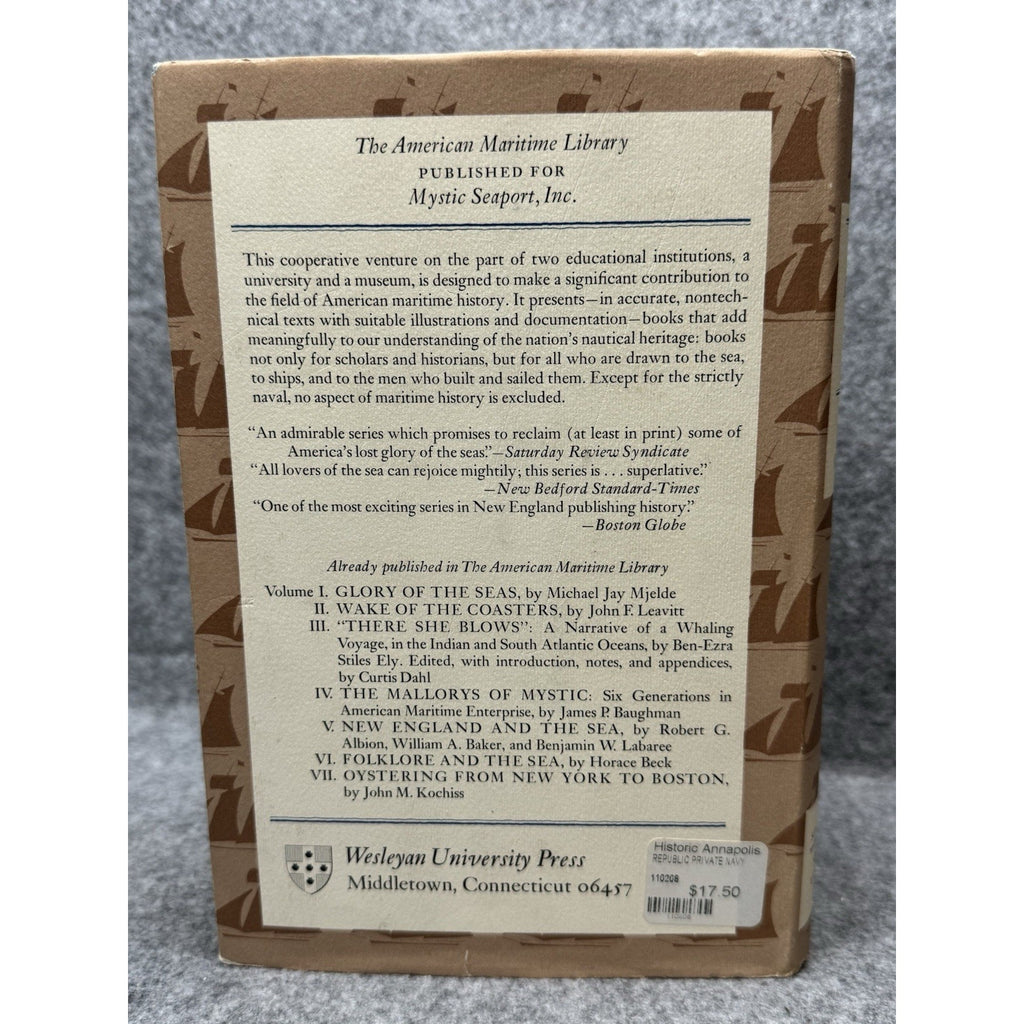 The Republic’s Private Navy Garitee 1977 First Edition War of 1812 HC DJ