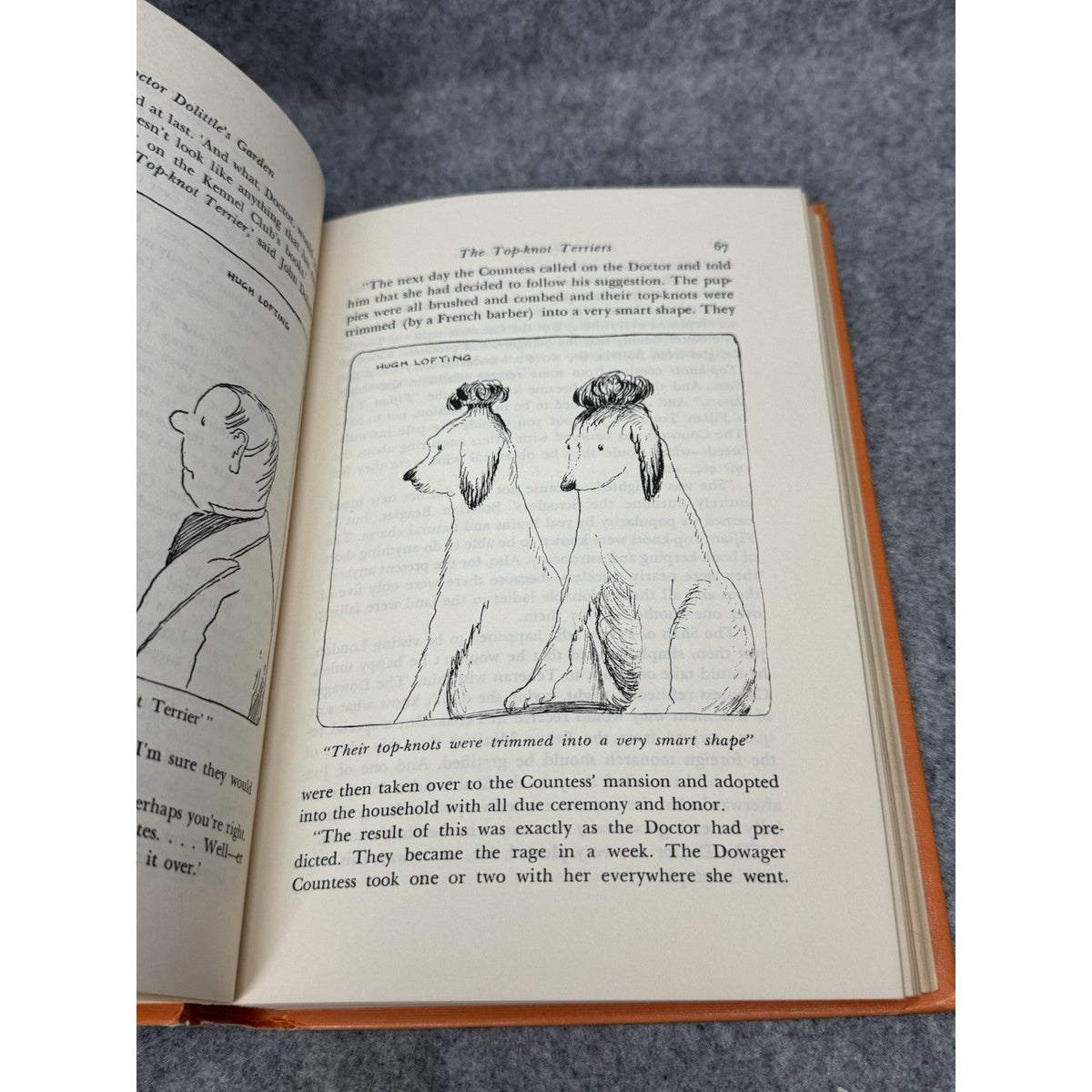 1955 Doctor Dolittle’s Garden Hugh Lofting Illustrated Hardcover Lippincott