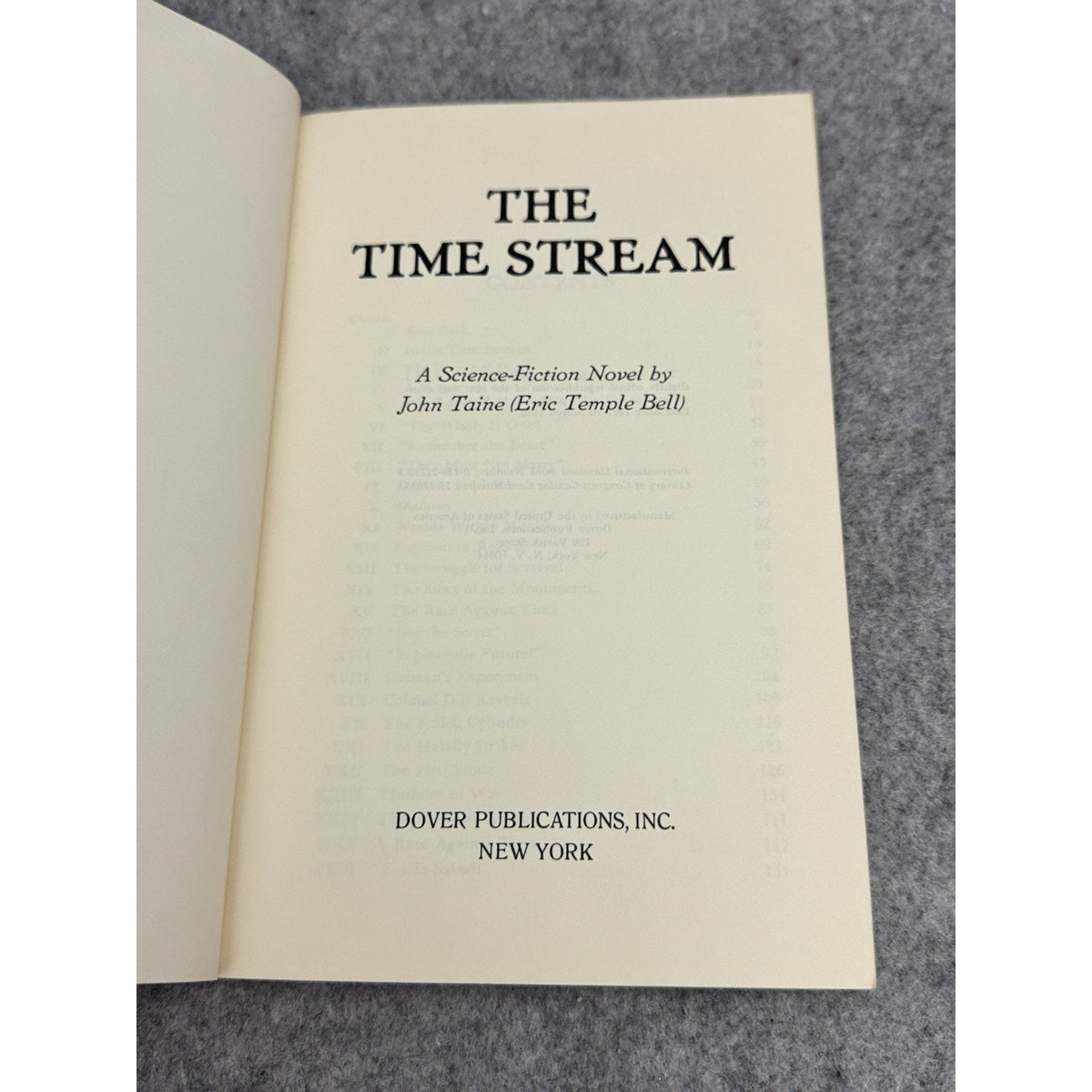 The Time Stream by Eric Temple Bell