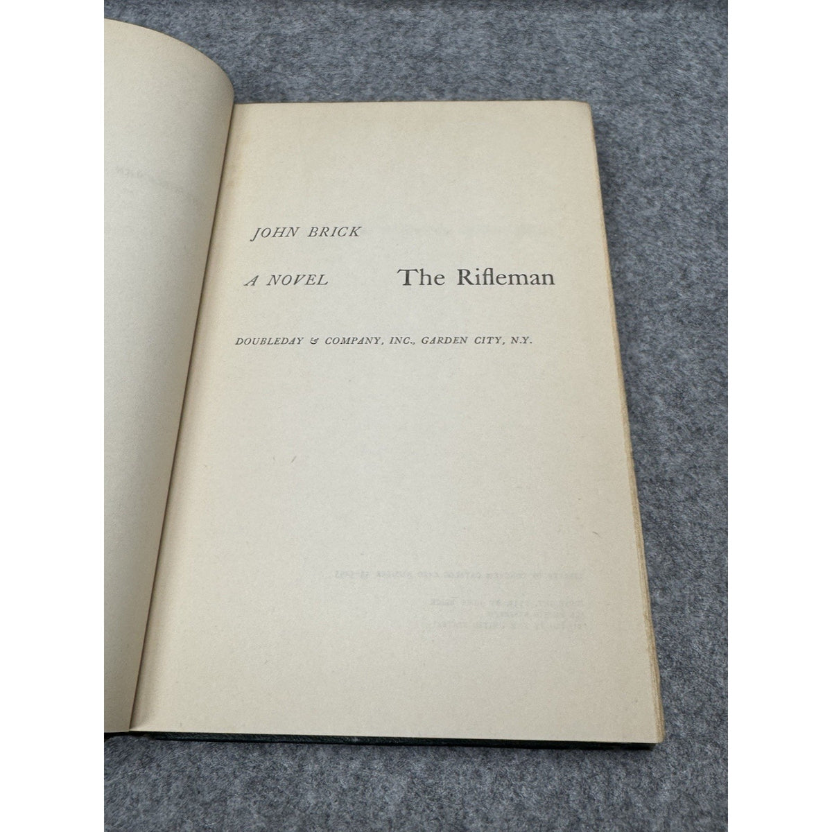 The Rifleman John Brick 1953 American Revolution Timothy Murphy HC Map