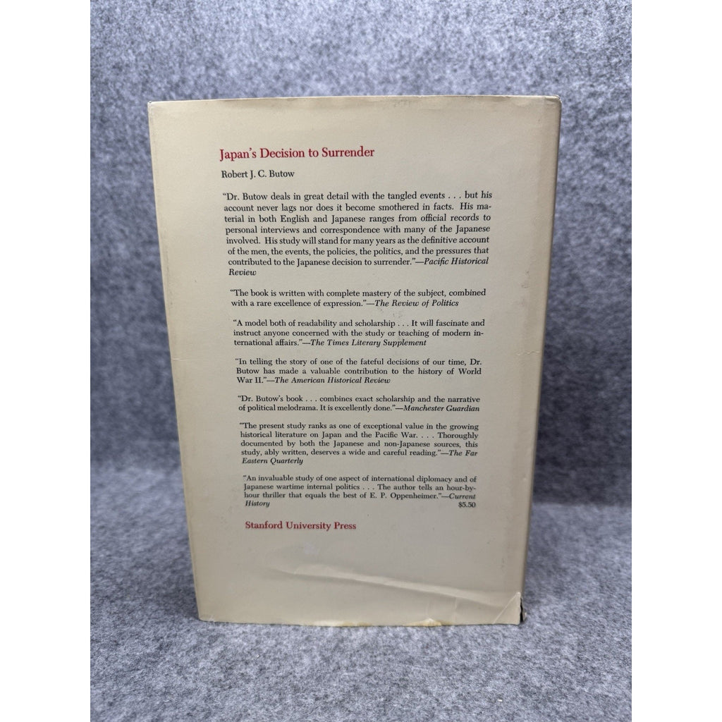 1967 Signed Japan’s Decision for War Nobutaka Ike WWII Pearl Harbor 1st Ed