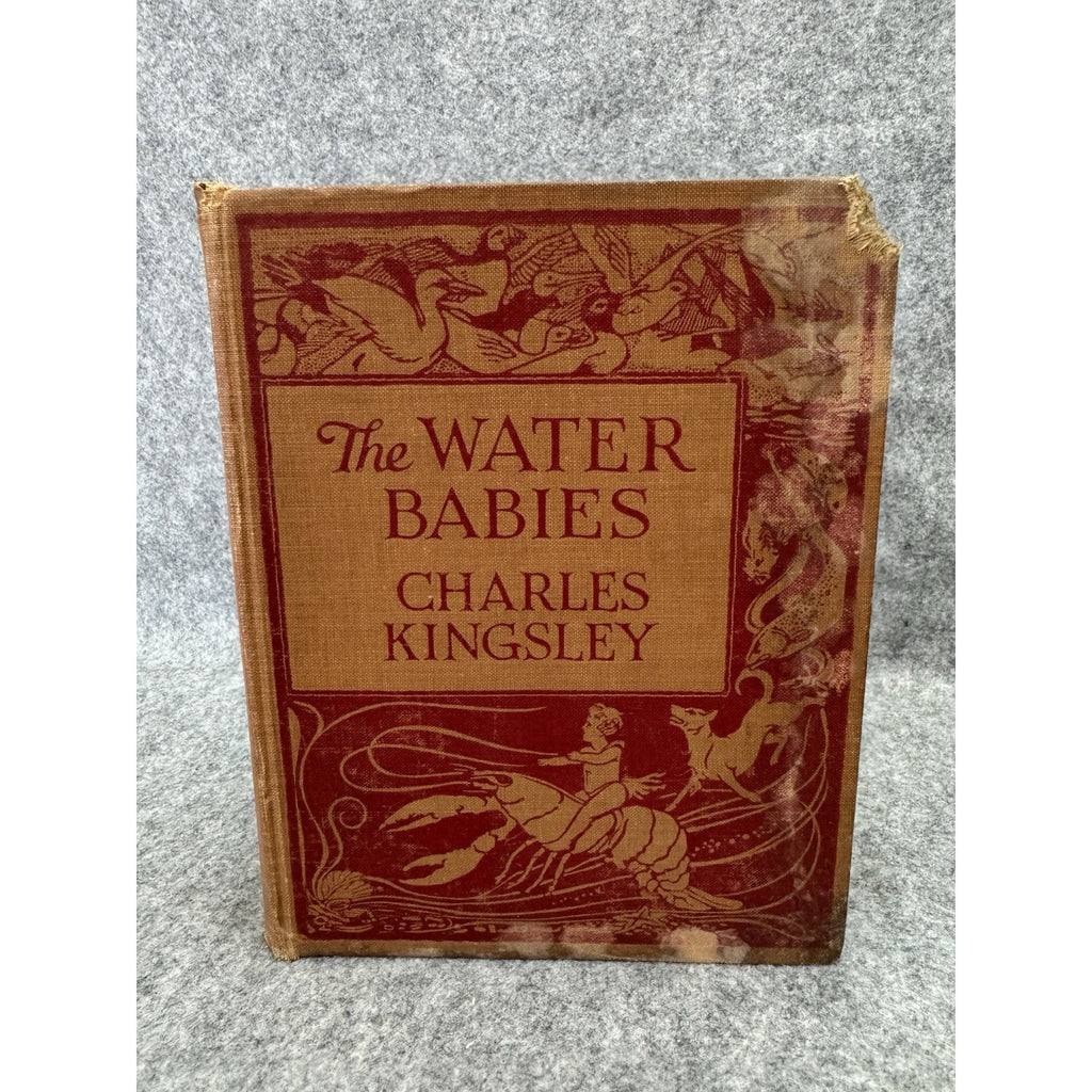 Charles Kingsley THE WATER BABIES ill George Soper Doran ca. 1920 w/ 4 color pl