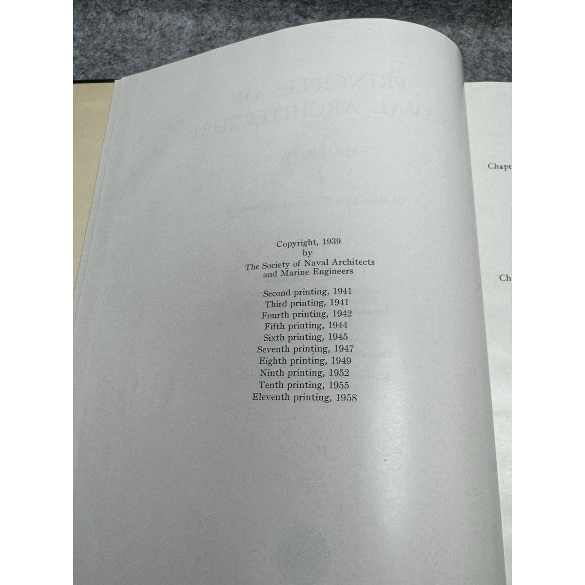 1958 Principles of Naval Architecture Vol 2 Rossell Chapman Marine Engineering