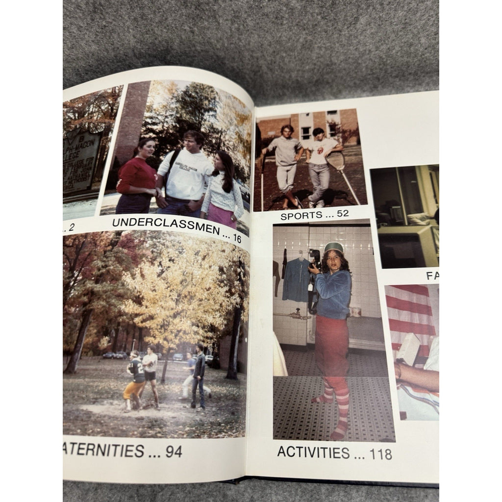 1982 Yellow Jacket Randolph-Macon College Ashland VA Yearbook HC