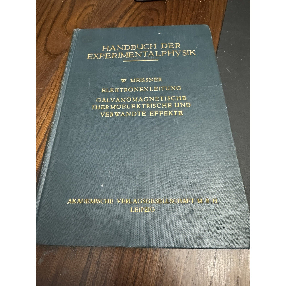 1935 Meissner Experimentalphysik Band 11 Pt 2 NACA Langley Ex-Library