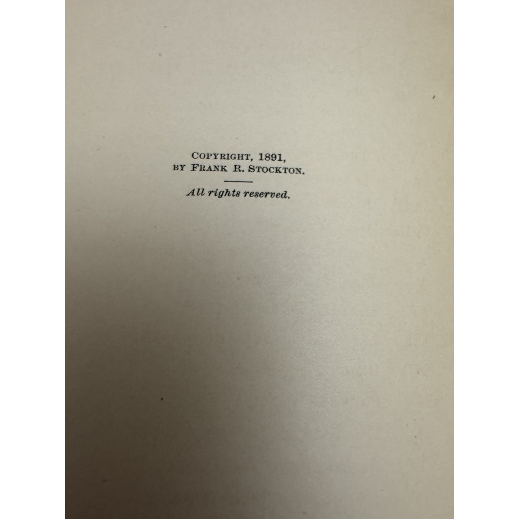 1891 The Squirrel Inn Frank R Stockton A.B. Frost Illustrated HC