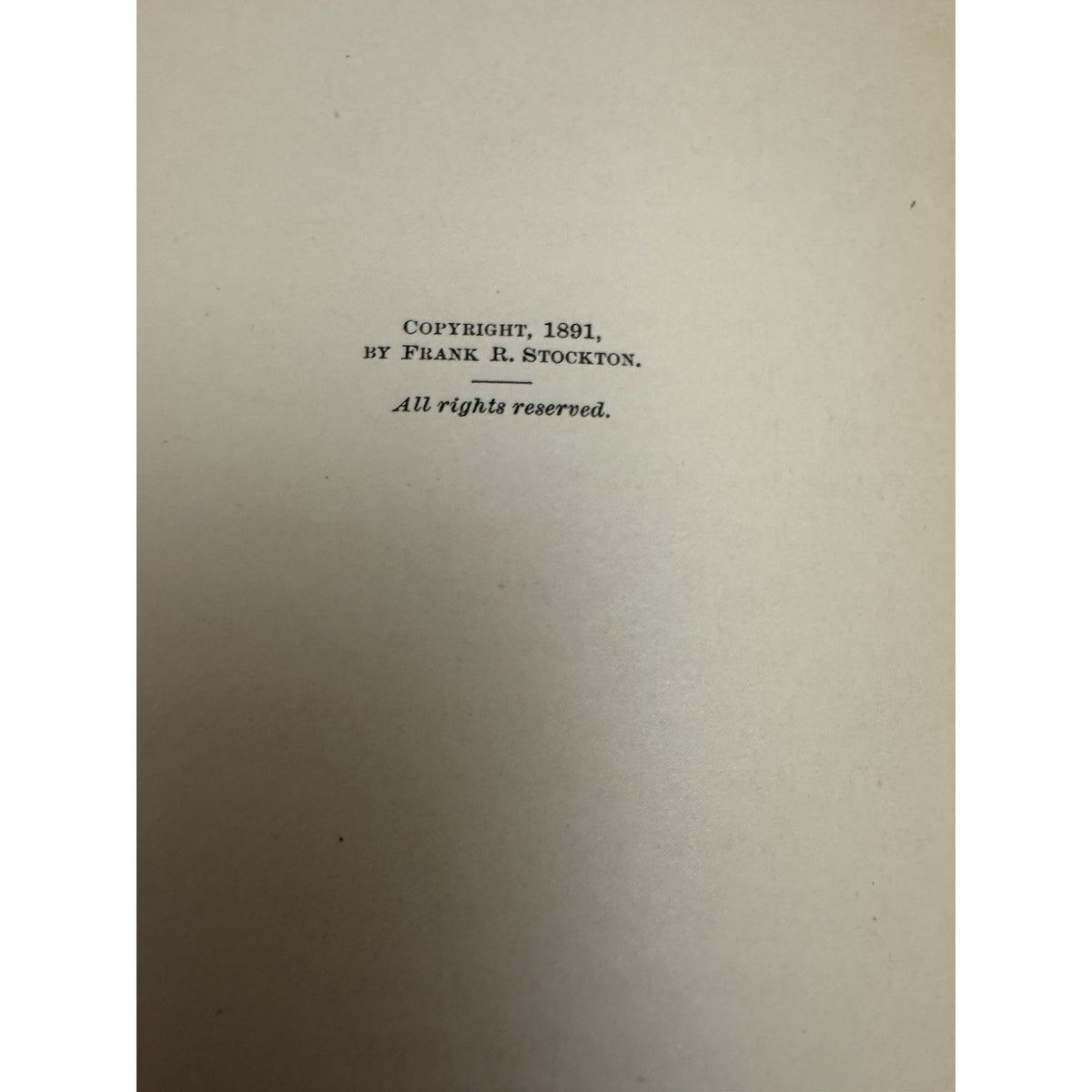 1891 The Squirrel Inn Frank R Stockton A.B. Frost Illustrated HC