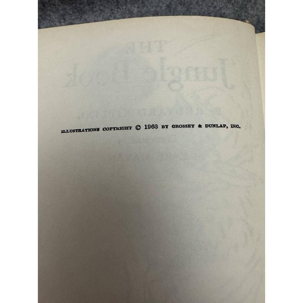 1963 Jungle Book & Wizard of Oz Companion Library HC Kipling Baum