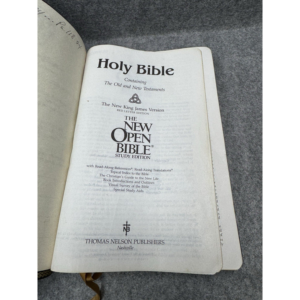 Holy Bible 150th World YMCA Anniversary Edition: The New Open Bible Study...