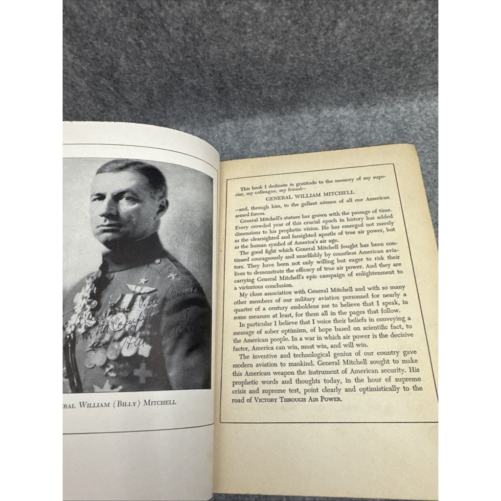Victory Through Air Power 1942 by Major Alexander P. de Seversky 1942 Hardcover
