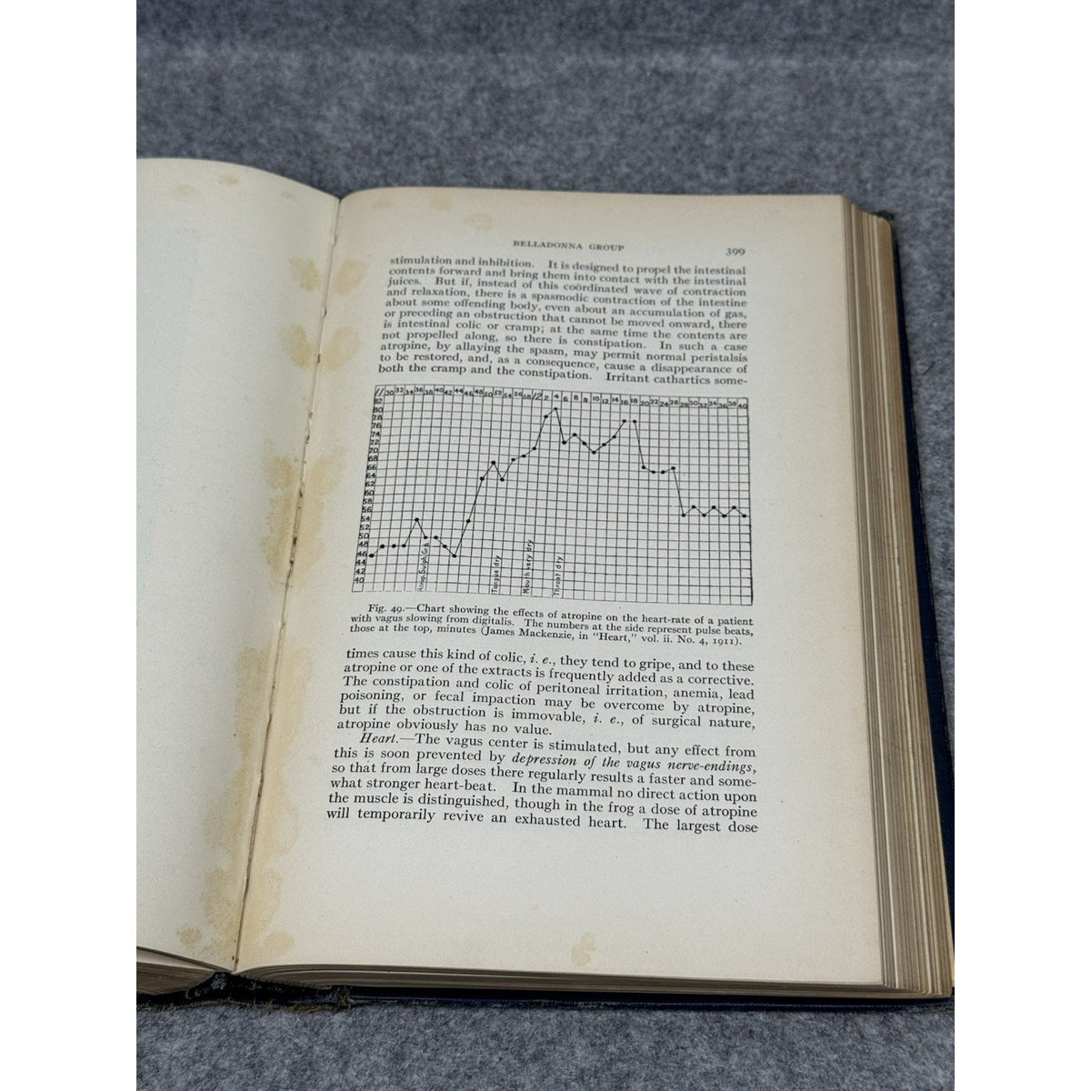Antique 1920 Pharmacology Materia Medica Drugs Poisons Medicine Bastedo