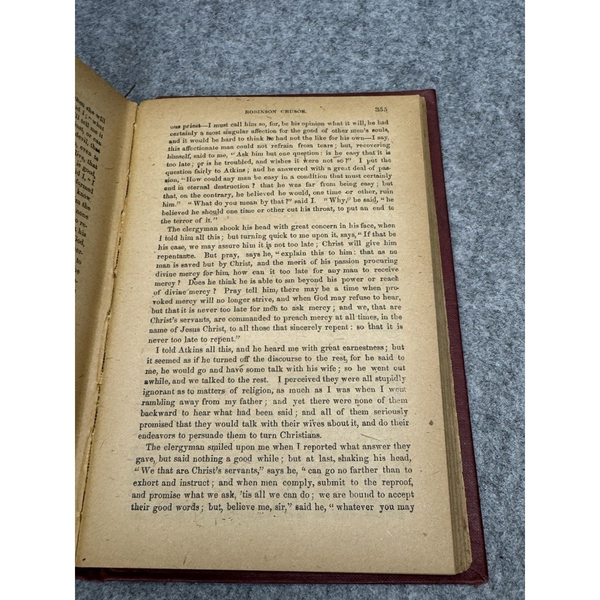 Robinson Crusoe Daniel Defoe Arlington Edition Hurst & Co Illustrated Antique
