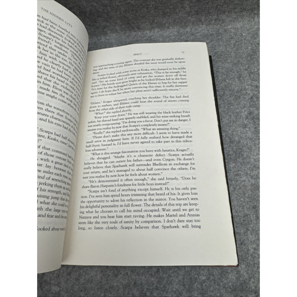 Eddings, David - The Hidden City [The Tamuli #3] HCDJ 1st Edition 1994